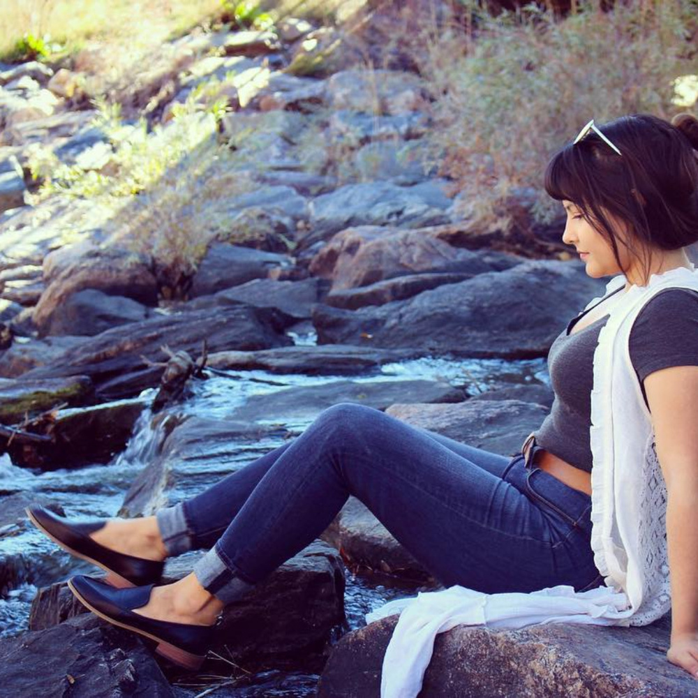 Black Leather Loafer Slips (Like Everlane)